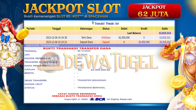 BUKTI JP DEWATOGEL #1032 BUKTI JP DEWATOGEL #1032