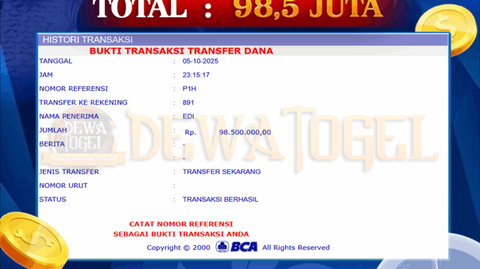 BUKTI JP DWT MALAM 1