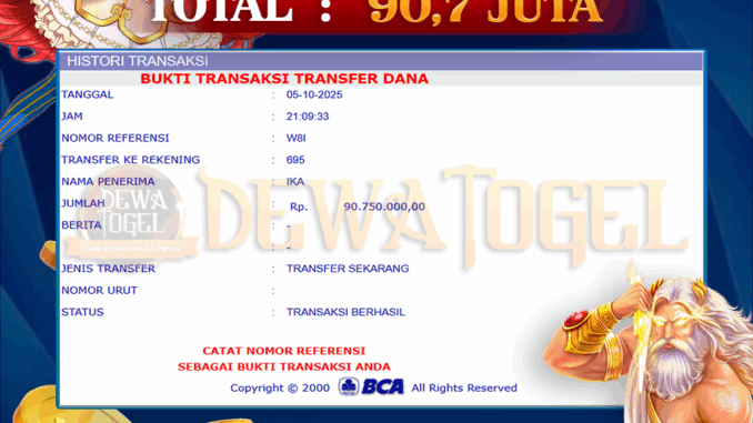 BUKTI JP DWT MALAM 2